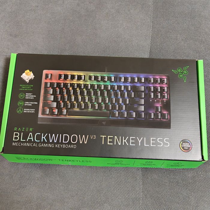 Razer BlackWidow V3 TKL + Razer Basilisk V3 (Пълен комплект с кутии)