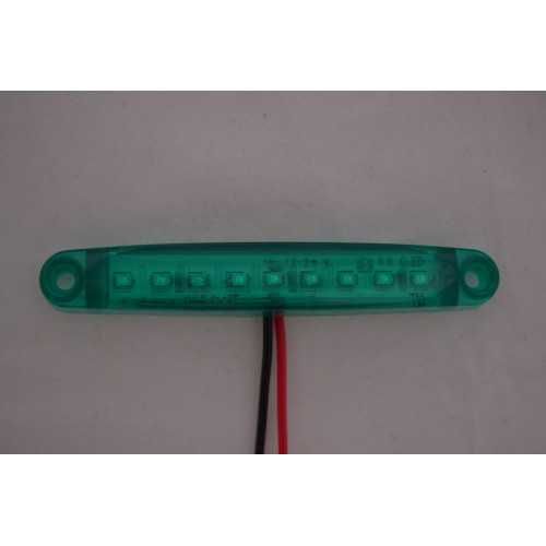 1бр. лед LED габарити с 9 диода за кола камион 12-24V , 5 цвята