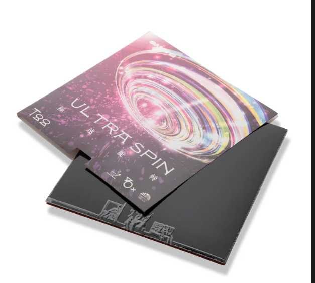 Гуми за тенис на маса SANWEI T88 ULTRA Spin . Черна + червена.