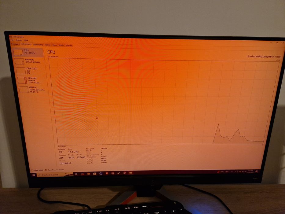 Pc gaming 4K. Rtx 3080 | i3 12100 |  16 gb ddr4 3000mhz | 512GB |