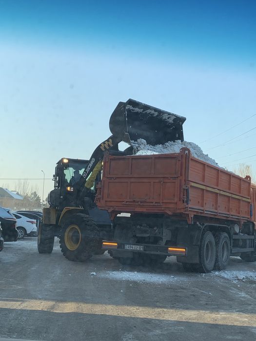 Вывоз непригодного материала. Снега.