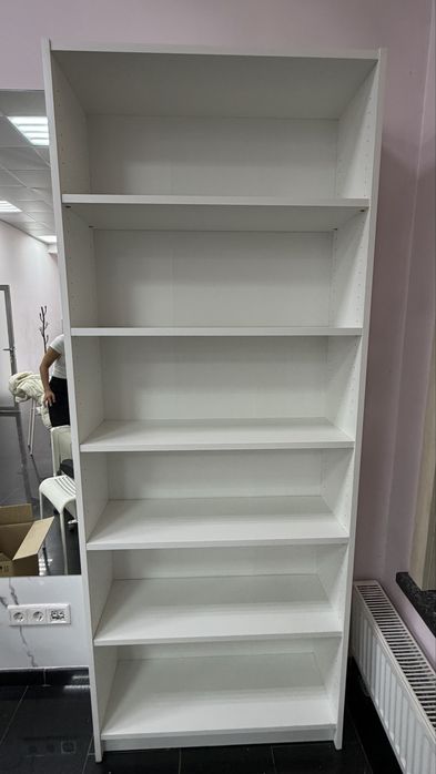 шкаф-стеллаж IKEA BILLY (БИЛЛИ) в белом цвете