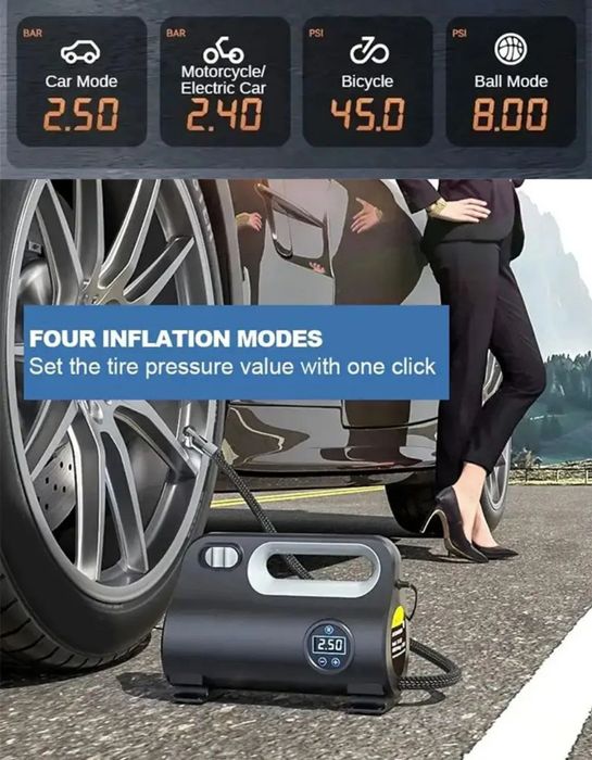 Насос автомобильный Насос для авто  Насос универсальный Электро насос