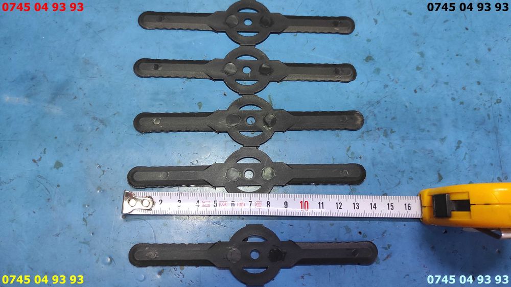 cutit plastic motocoasa trimer 14cm noi pret pe bucata dimensiunile in poze