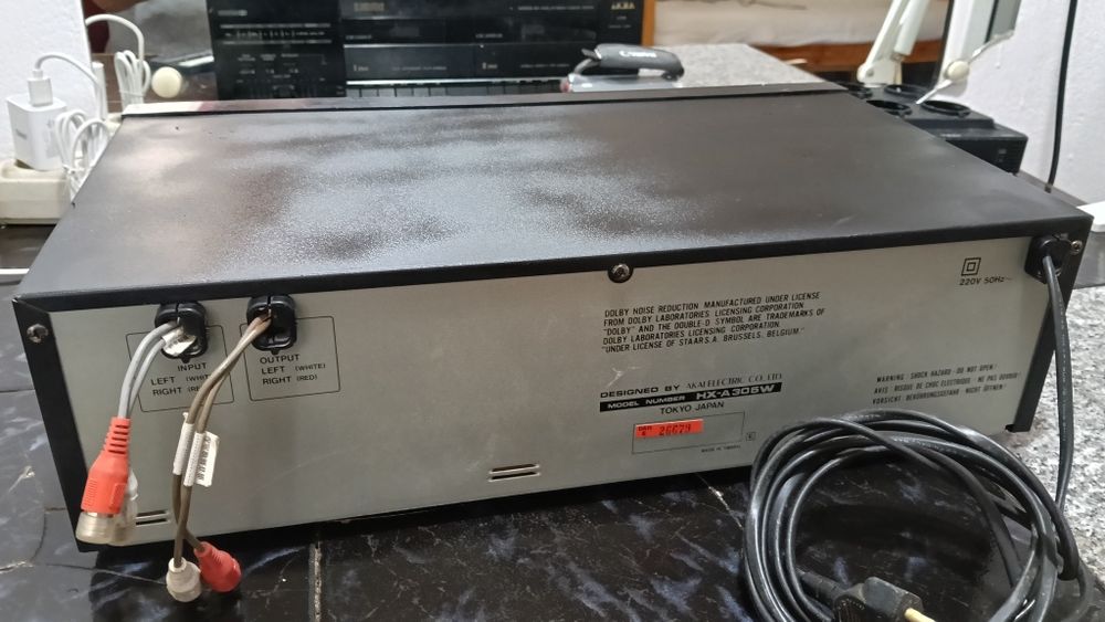 Dublu casetofon deck Akai hx -a305w