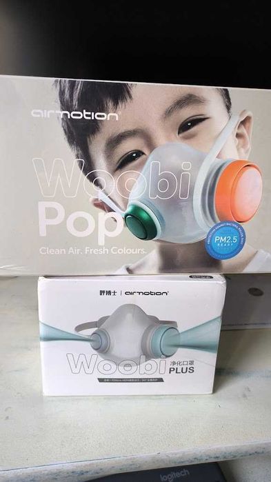 Дизайнерски защитни маски Woobi Plus и Woobi Pop, с HEPA филтър