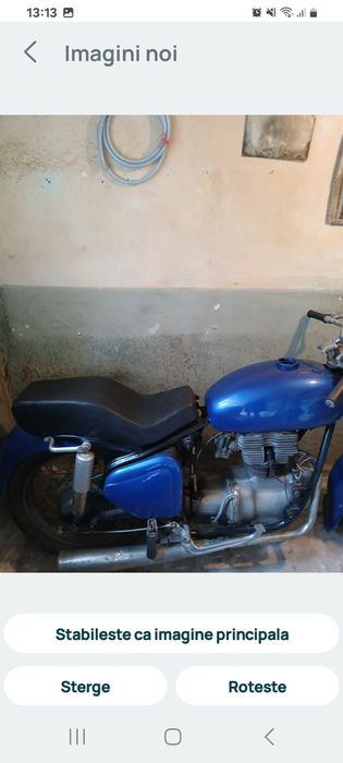 Motocicletă de colecție Simson AWO 425 Sport – 250 cm³ – Proiect retro