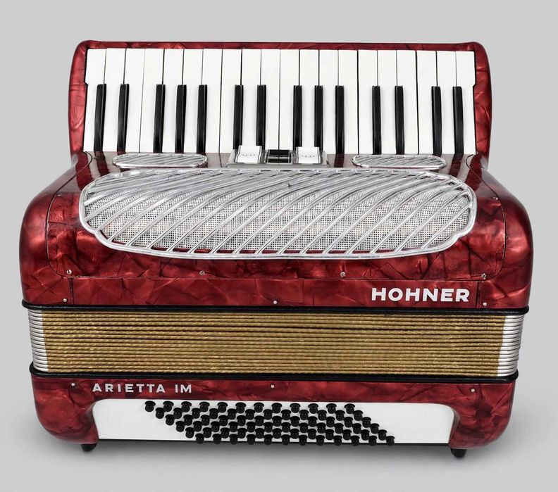 Acordeon bohner 72 basi rosu