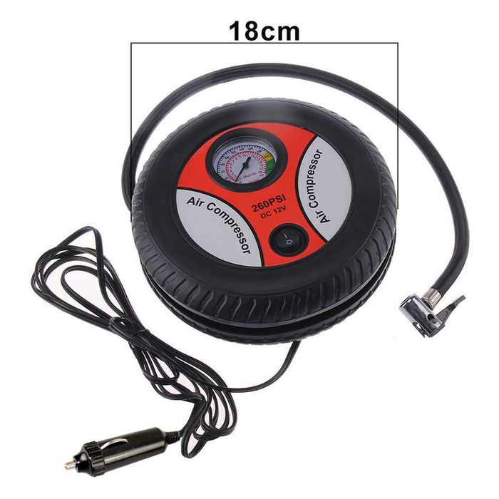 Компресор за помпене на гуми DC12V - 260PSI