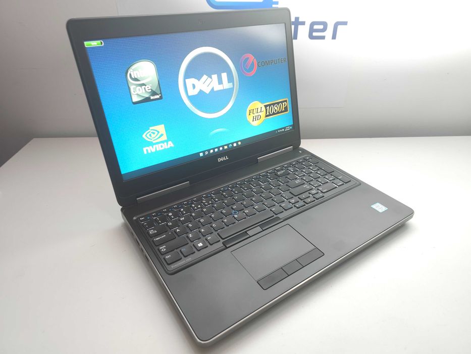 Laptop DELL Precision 15,6 inch FullHD i7 Quadro iluminare . Garantie