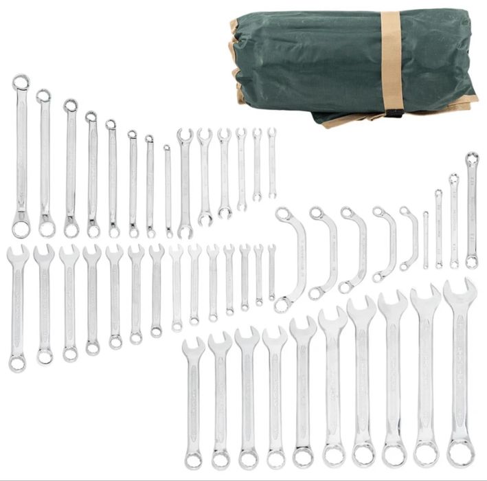 Професионален комплект комбинирани  ключове ROCKFORCE – 47 части