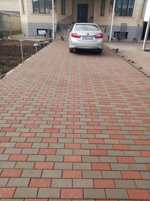 Брусчатка , тротуарная плитка , евробрусчатка , кирпич
