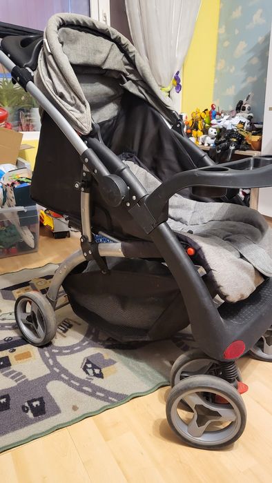 Детска количка Wunderkid Star, Реверсивна дръжка, Калъф за крачета