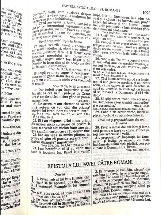 Biblie foarte mare Nouă 093 cu trmiteri