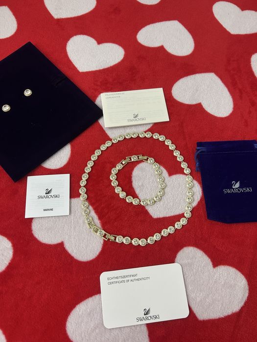 Set swarovski angelic gold