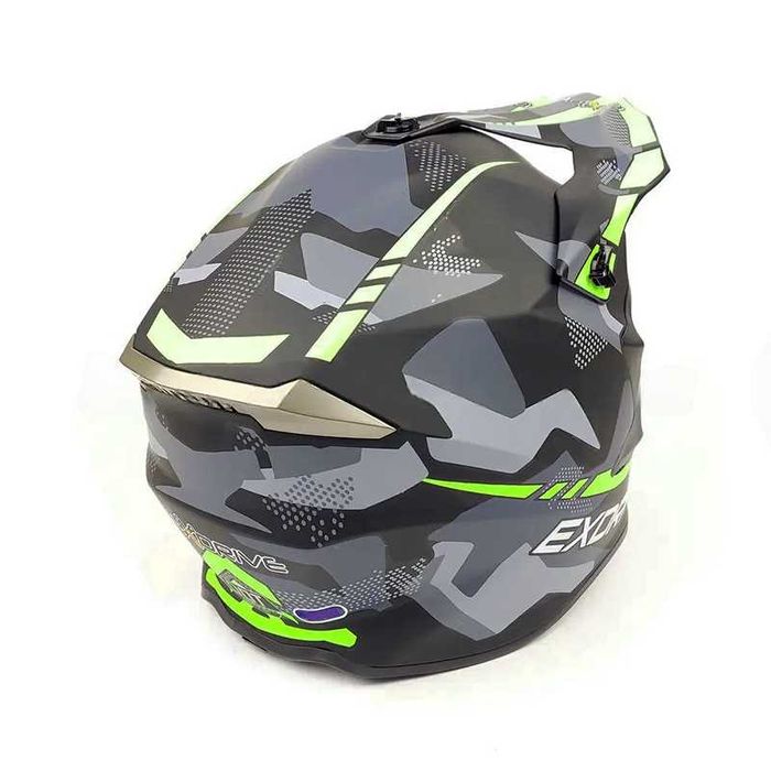 Кросова каска EXDRIVE, Full Face, DOT, Размер: XL - Вело, Мото, Скутер