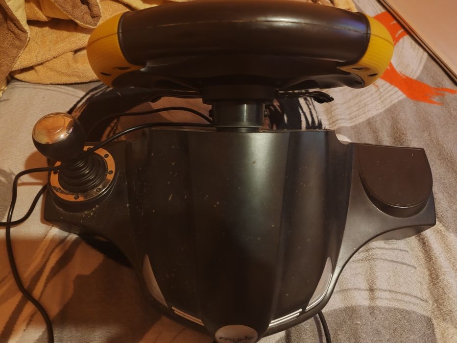 Set volan gaming cu pedale MYRIA MG7400, negru (PS3/PS4/PC/XBOX ONE)