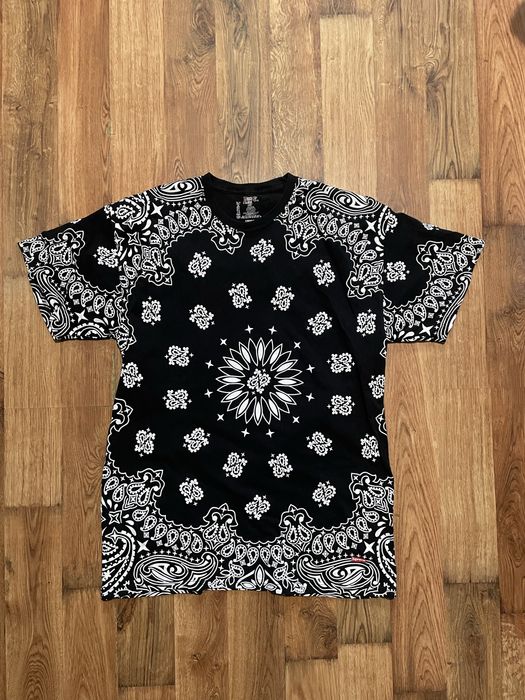 Supreme Hanes black bandana t-shirt
