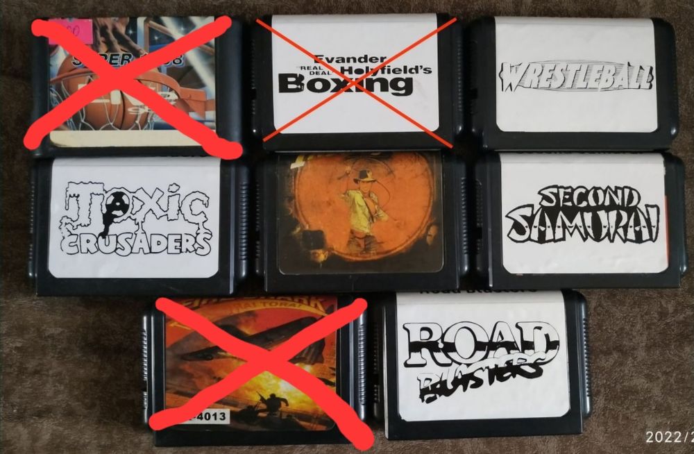 Картриджи Sega Mega drive