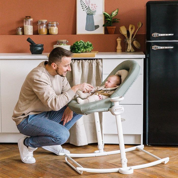 BEABA Бебешка люлка и стол за хранене 2в1, 4 височини, 3 наклона