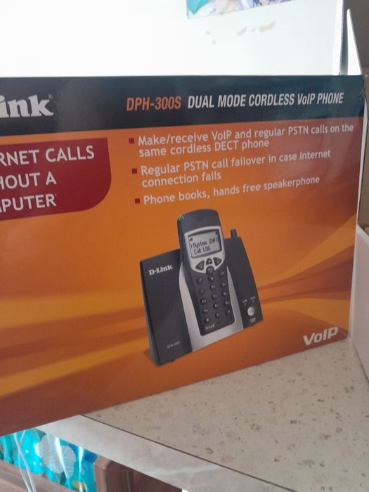 Телефон двухрежимный безпроводной D-Link DPH-300S