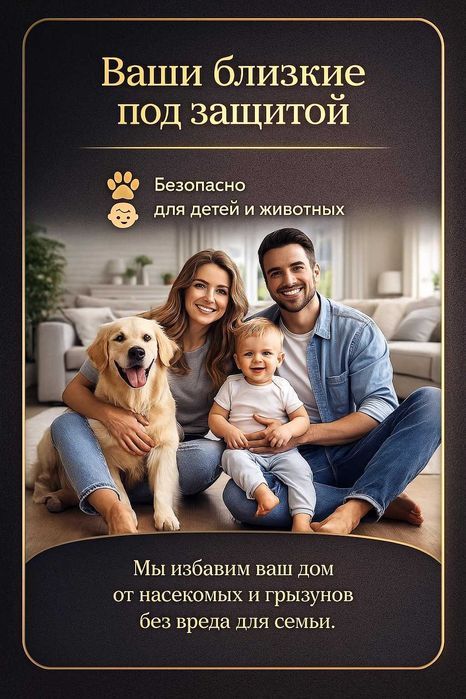 Дезинфекция Уничтожение тараканов клопов блох мышей крыс гарантия 200%