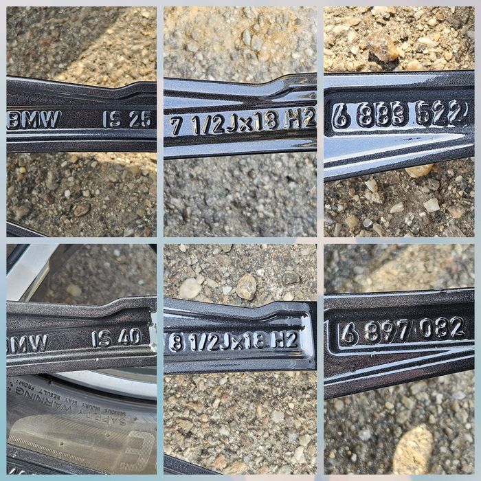 Jante BMW 18 seria 3 G20 seria 4 G22 echip iarna 225 45 18/255 40 18