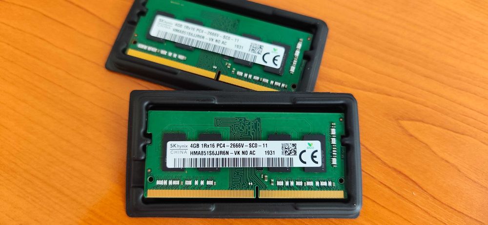 Memorie RAM laptop 8 GB (2x4 GB) DDR4 2666 Hynix, Dual Channel