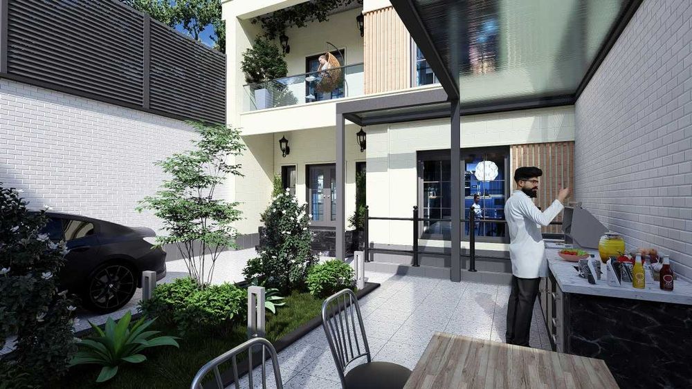 Премиальный HI-TECH дом Сергели  (Ханабад) в 4 уровня 512 кв.м