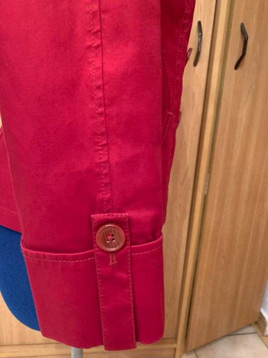 Sacou/haina scurta C&A rosu-grena versatila mar S/M NU Zara Mango H&M