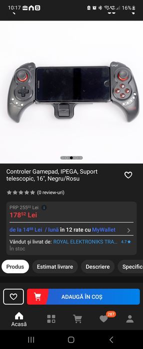 Controller gaming IPEGA PG-9023S