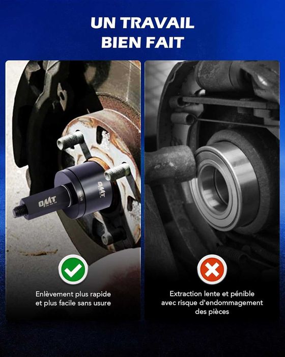 Trusa presare/extragere rulmenti roata fata 24 piese, bearing tool kit