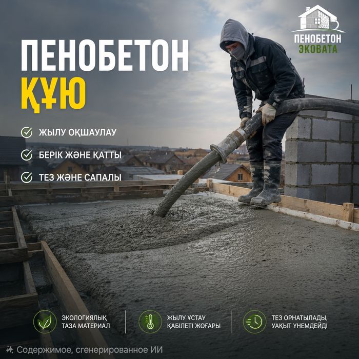 пенобетон для крыши