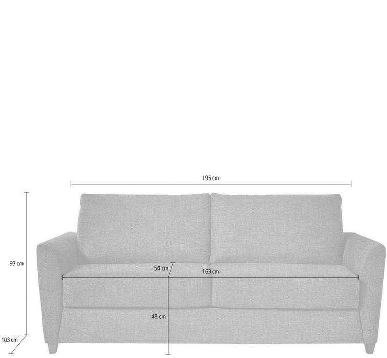 Canapea extensibila + saltea  160x200x20H inclusa