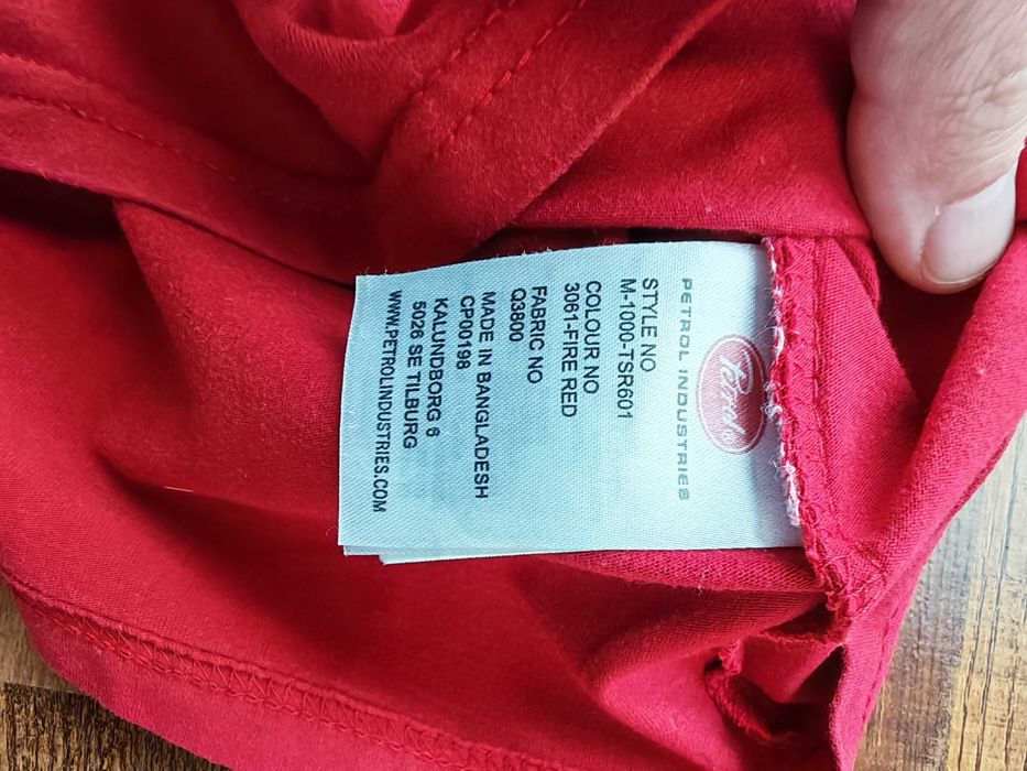 tricou rosu Petrol Industries - M