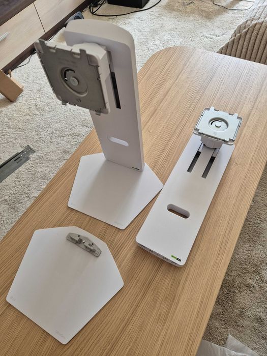 Suport original monitor LG UltraGear 32G810SA, 2 bucati, alb