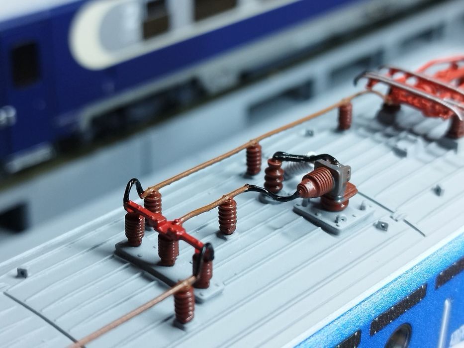 Locomotiva electrica 040 EC PNRR CFR călători HO trenuleț NU  EA LEMA