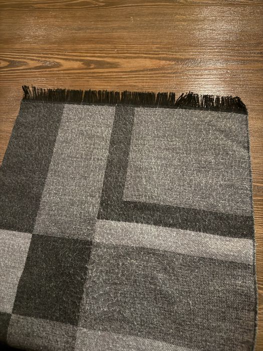 Шарф теплый с принтом