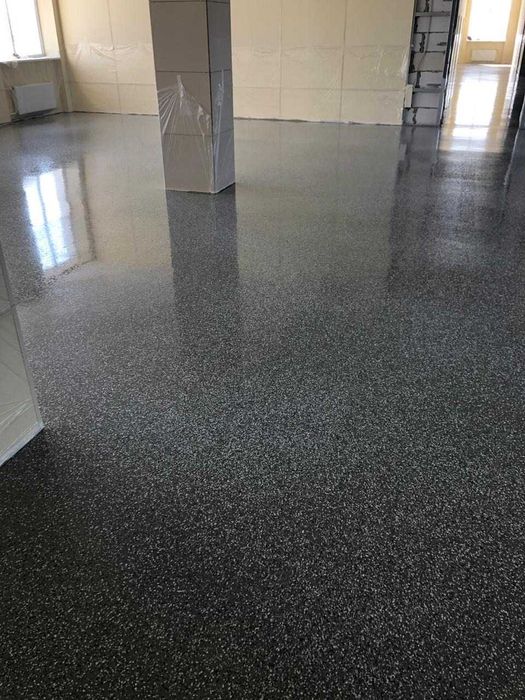 Промышленные полы. Полимерные полы. Эпоксид, полиуретна, топпинг.