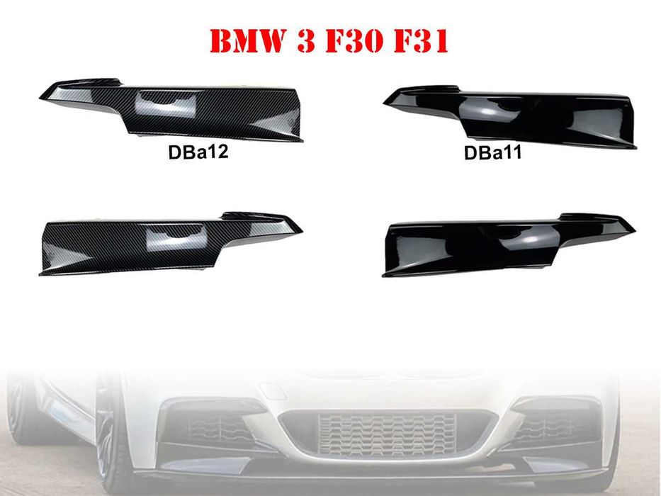 Flag Splitter Ornament Bandou Lip Prelungire Trim M BMW 3 F30 F31