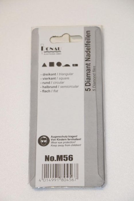 диамантени микро пили 5 бр., нови, немски, внос от Германия