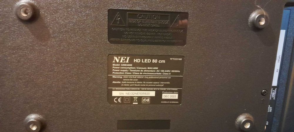Televizor NEI LED 32NE4001, 80 cm, HD