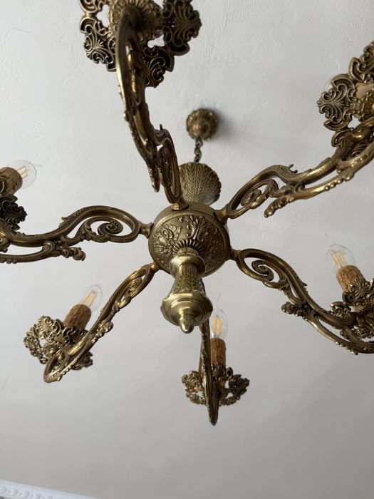 Candelabru bronz masiv