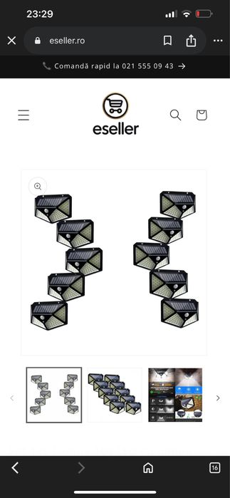 Vand leduri cu panou solar