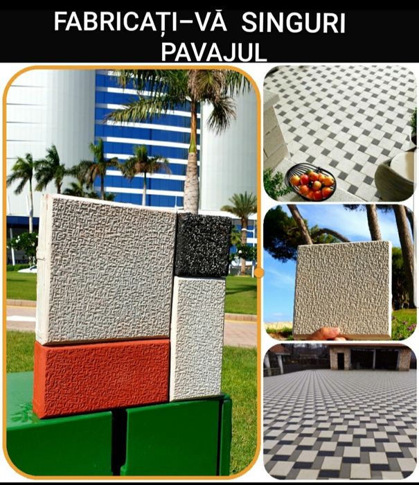 Matrite TRAVERTIN FRANTUZESC forme pavele pavaj scule constructi dale
