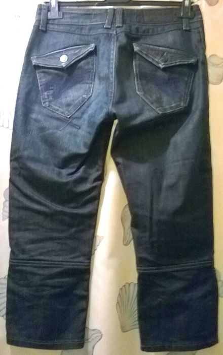 Blugi trei sferturi Street One cu buzunare fata spate si pense