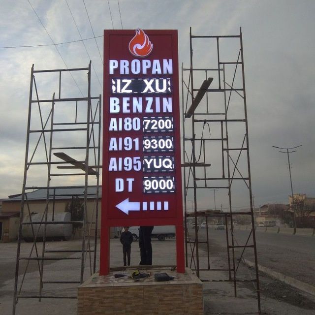 Реклама буквы банер