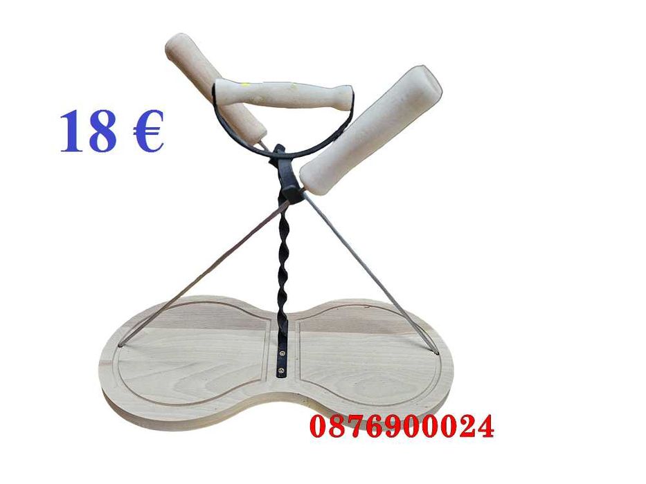 ПРОМО Шашлик кукерски Дървена дъска стойка шишове БЪЛГАРСКИ