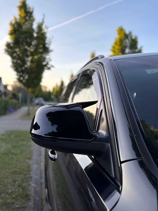 Гаранция! Черни и Carbon Batman Капаци за Огледала АUDI Q5 8R и Q7 4L