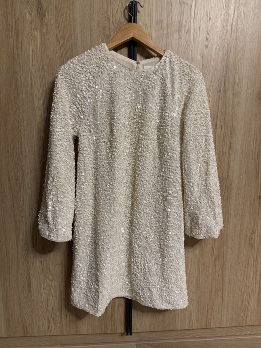 Рокля с пайети h&m